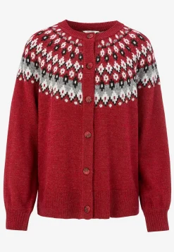 Discount Jacquardmönstrad cardigan Tröjor & Cardigans|Stickat