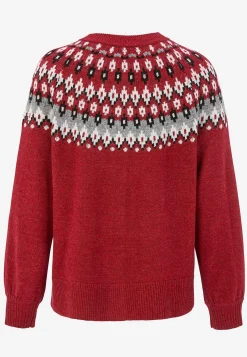 Discount Jacquardmönstrad cardigan Tröjor & Cardigans|Stickat