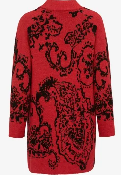 Jacquardstickad cardigan Tröjor & Cardigans|Stickat