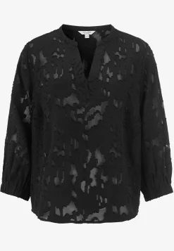 Sale Jacquardvävd, skir blus Skjortor & Blusar|Festkläder