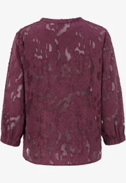 Sale Jacquardvävd, skir blus Skjortor & Blusar|Festkläder