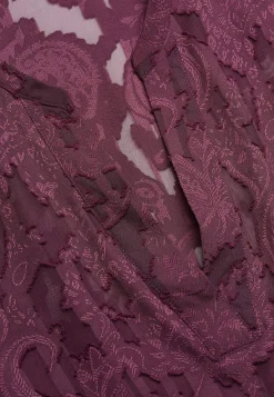 Sale Jacquardvävd, skir blus Skjortor & Blusar|Festkläder