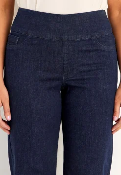 Discount Jeans med hög resårmidja Elisa Byxor|Jeans