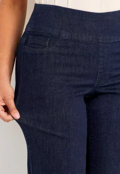 Discount Jeans med hög resårmidja Elisa Byxor|Jeans