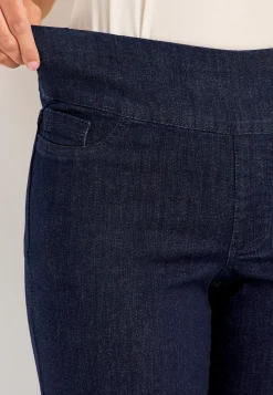Discount Jeans med hög resårmidja Elisa Byxor|Jeans