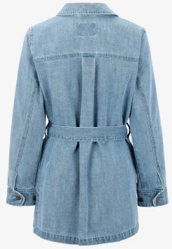 Hot Jeansjacka med knytband Jackor & Kappor|Jeansplagg
