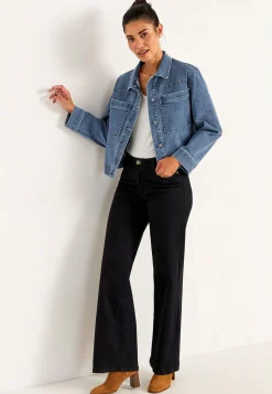 Outlet Jeansjacka med stretch Jackor & Kappor|Jeansplagg