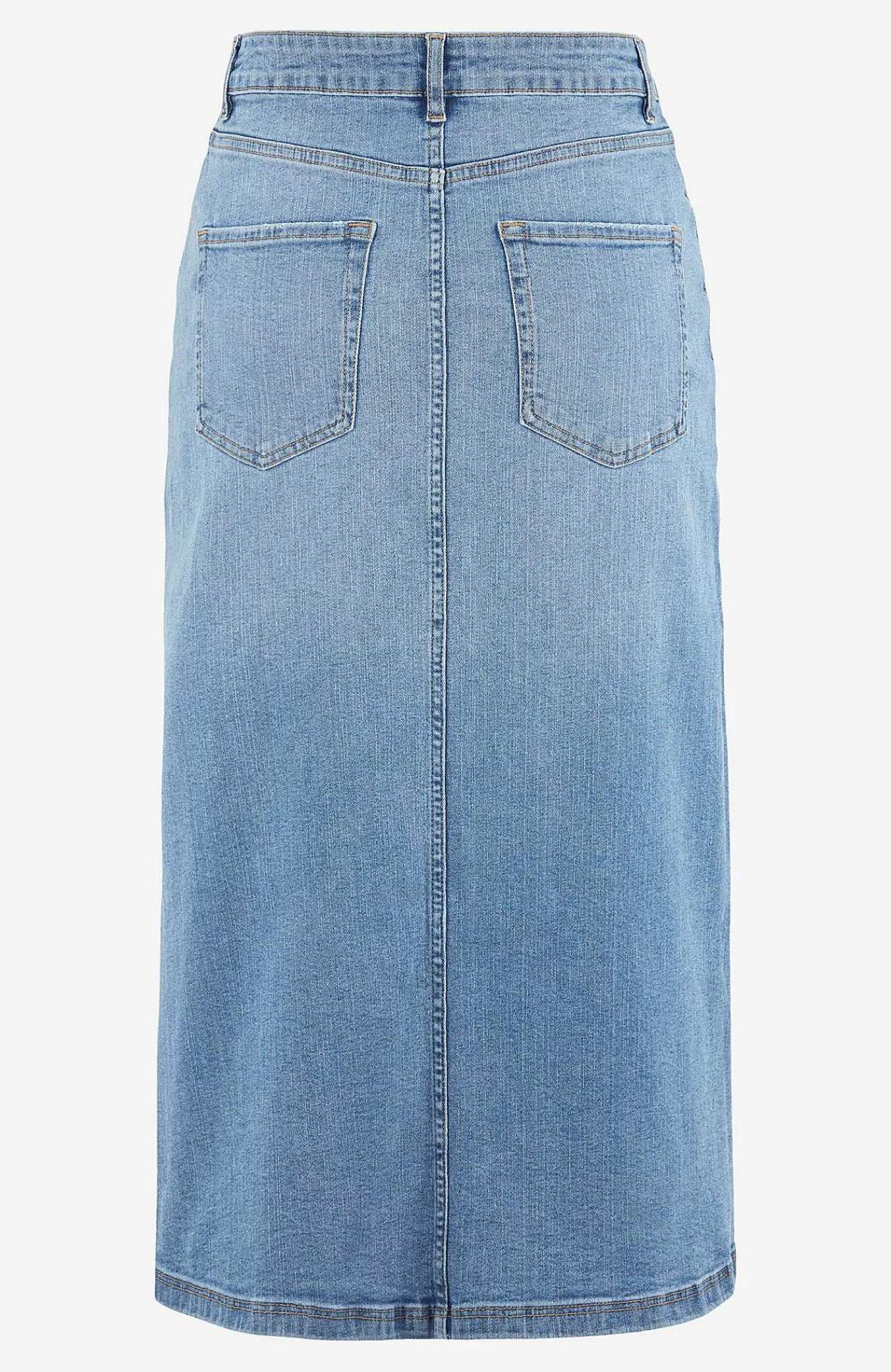 Discount Jeanskjol med slits fram Klänningar & Kjolar|Jeansplagg