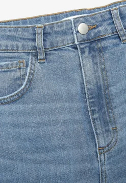 Discount Jeanskjol med slits fram Klänningar & Kjolar|Jeansplagg