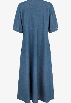 Clearance Jeansklänning med puffärmar Klänningar & Kjolar|Jeansplagg