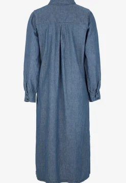Clearance Jeansklänning med sidofickor Klänningar & Kjolar|Jeansplagg