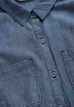 Clearance Jeansklänning med sidofickor Klänningar & Kjolar|Jeansplagg