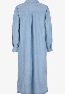 Clearance Jeansklänning med sidofickor Klänningar & Kjolar|Jeansplagg