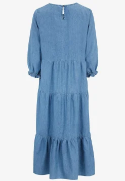 Online Jeansklänning med volanger Klänningar & Kjolar|Jeansplagg