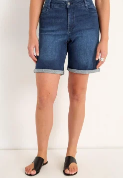Sale Jeansshorts med bekväm stretch Byxor|Jeansplagg