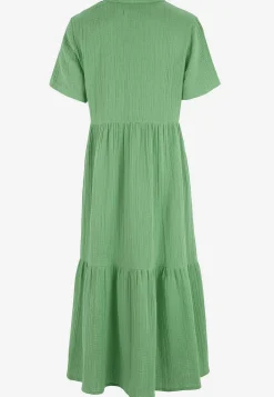 New Klänning i krinklad bomull Klänningar & Kjolar|Plus Size