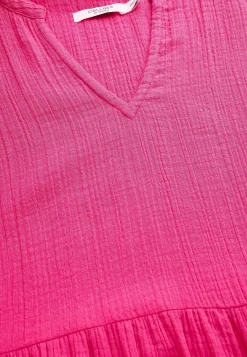 Clearance Klänning i krinklad bomull Klänningar & Kjolar|Plus Size