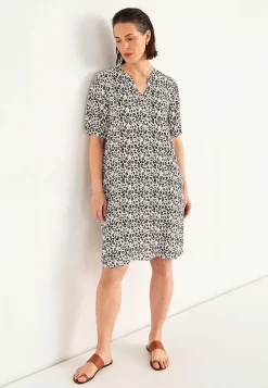 Clearance Klänning i viskoscrêpe Klänningar & Kjolar|Plus Size