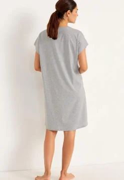 Discount Kort nattlinne i bomull 2-pack Flerpack|Plus Size
