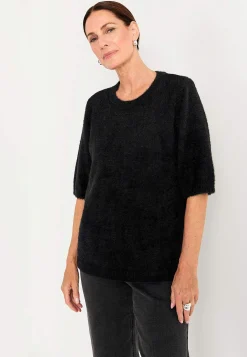 Discount Kortärmad stickad tröja Tröjor & Cardigans|Stickat