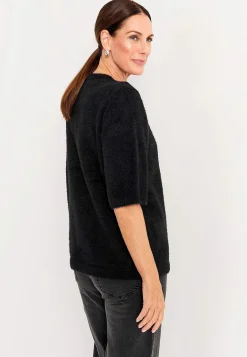 Discount Kortärmad stickad tröja Tröjor & Cardigans|Stickat