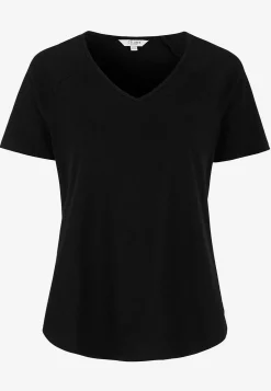 Online Kortärmad trikåtopp i bomull Alex Toppar & T-Shirts|Basplagg