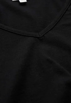 Online Kortärmad trikåtopp i bomull Alex Toppar & T-Shirts|Basplagg