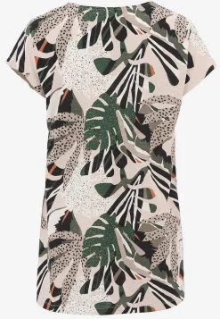 New Kortärmad trikåtunika Tunikor|Plus Size