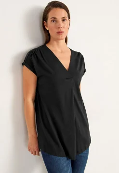 Hot Kortärmad trikåtunika Toppar & T-Shirts|Tunikor