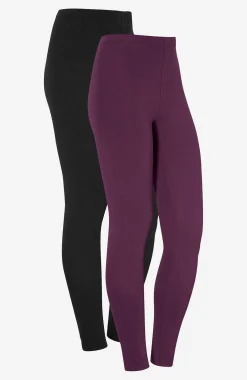 Hot Leggings i bomull Fia 2-pack Leggings|Basplagg