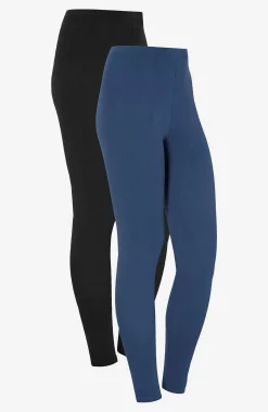 Leggings i bomull Fia 2-pack Leggings|Basplagg
