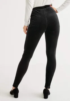 Clearance Leggings i sammet Leggings|Festkläder
