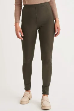 Hot Leggings i trikå med stretch-twill Leggings|Plus Size