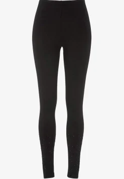 Sale Leggings med glitterdetaljer Leggings|Plus Size