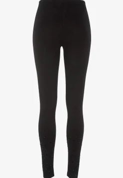 Sale Leggings med glitterdetaljer Leggings|Plus Size