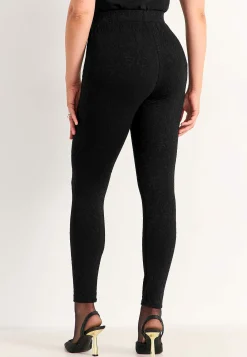 Outlet Leggings med strukturmönster Leggings|Plus Size