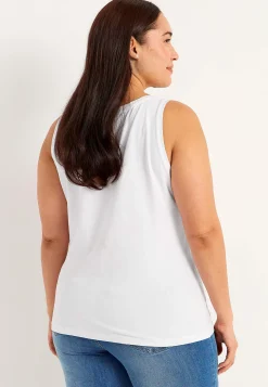 Outlet Linne i mjuk, ekologisk bomull 2-pack Toppar & T-Shirts|Basplagg