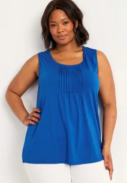 Best Linne med dekorativa stråveck Toppar & T-Shirts|Plus Size