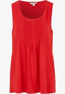 Sale Linne med dekorativa stråveck Toppar & T-Shirts|Plus Size