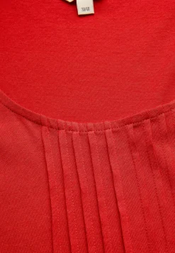 Sale Linne med dekorativa stråveck Toppar & T-Shirts|Plus Size