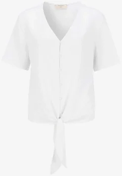 Sale Linneblus med knytdetalj Toppar & T-Shirts|Skjortor & Blusar
