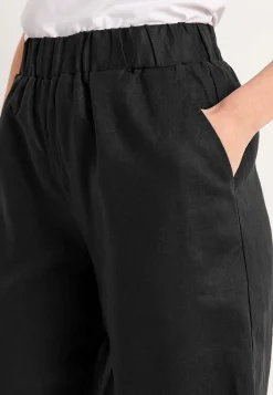 Best Linneshorts Premium med resår i midjan Byxor|Premium