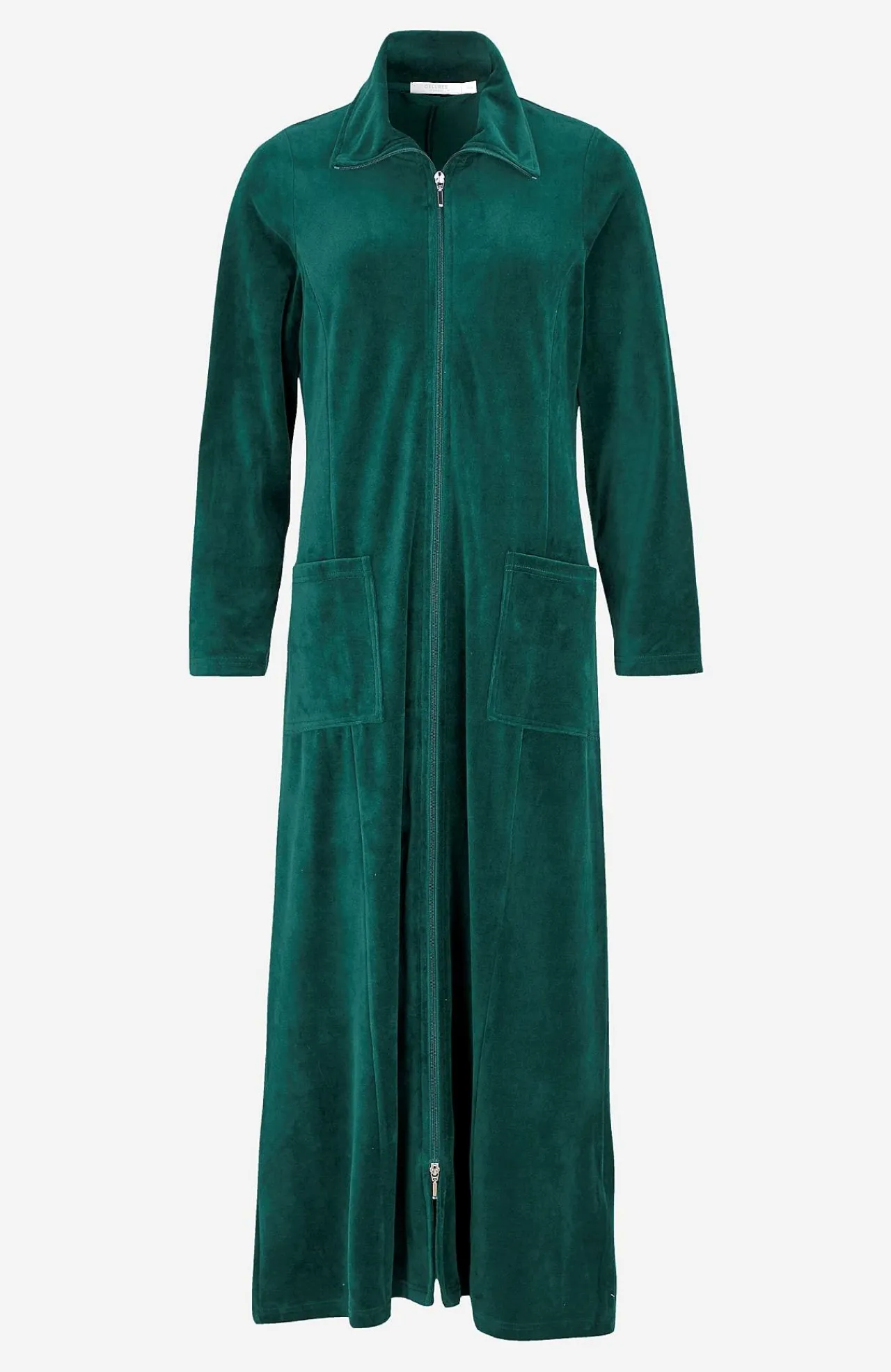 New Lång morgonrock i velour Wilma Basplagg|Plus Size