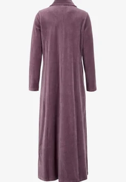 Outlet Lång morgonrock i velour Wilma Basplagg|Plus Size