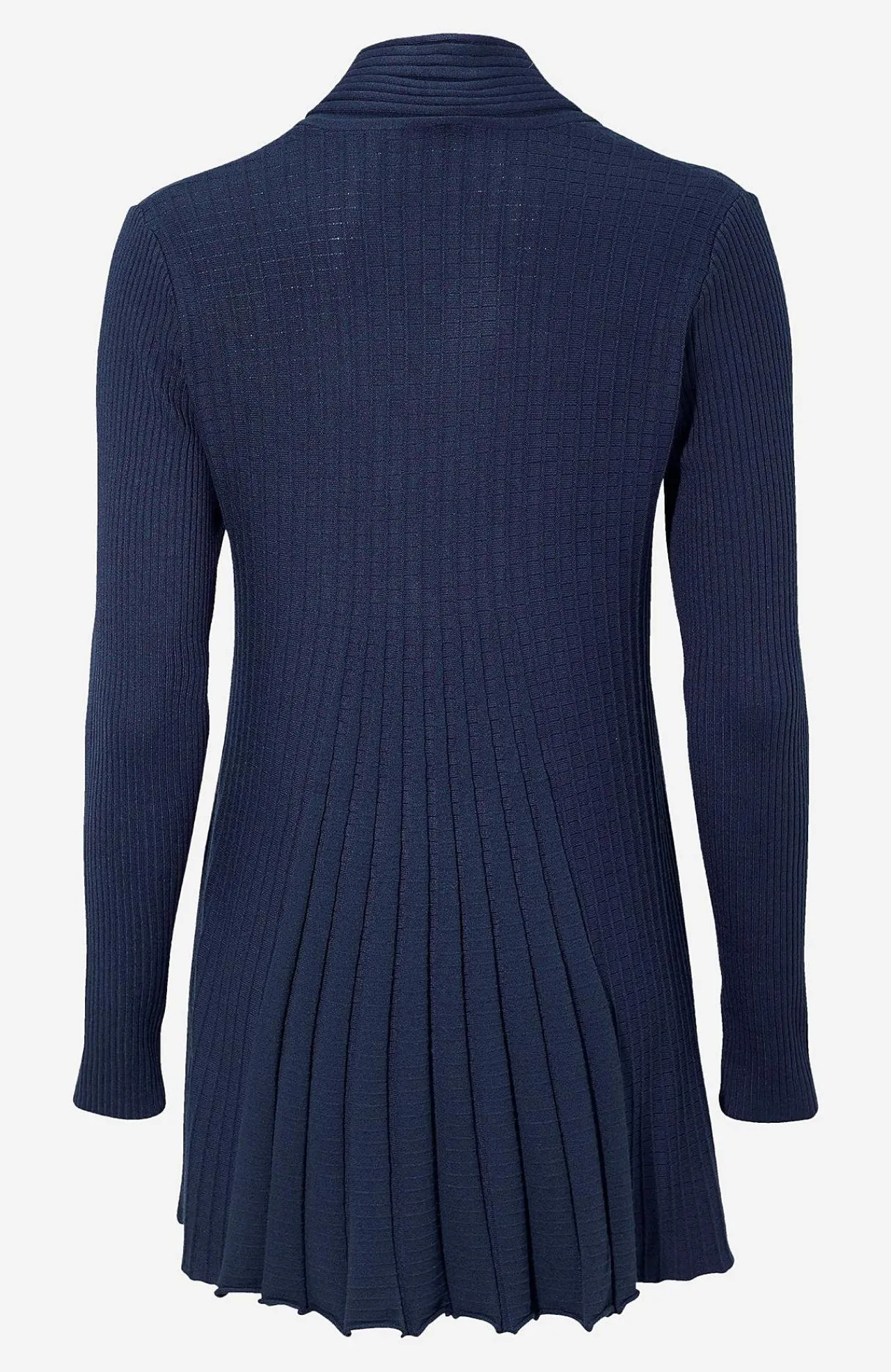 Clearance Lång, ribbad cardigan Claudisse Tröjor & Cardigans|Stickat