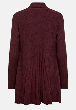 Online Lång, ribbad cardigan Claudisse Tröjor & Cardigans|Stickat