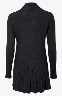Online Lång, ribbad cardigan Claudisse Tröjor & Cardigans|Stickat