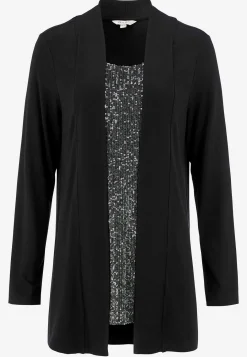 Outlet Långärmad 2-i-1-topp med paljetter Tröjor & Cardigans|Toppar & T-Shirts