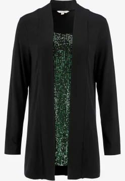 Discount Långärmad 2-i-1-topp med paljetter Tröjor & Cardigans|Toppar & T-Shirts