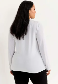 Online Långärmad trikåtopp i ekologisk bomull Toppar & T-Shirts|Basplagg